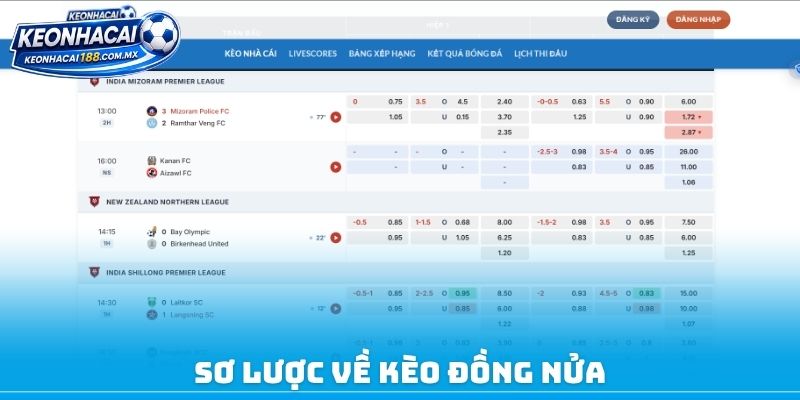 Sơ lược về kèo đồng nửa